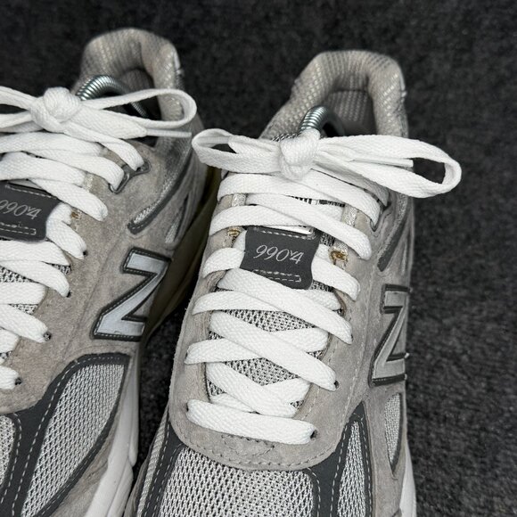 New Balance 990 V4 Shoes Men\'s 10 Grey Suede Athletic Retro Walking USA Sneakers main image 14